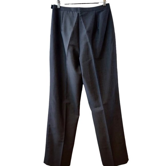 J Crew Womens NWT 12 Silver Gray Wool Mohair Front Crease Straight Career Pants - Picture 2 of 8